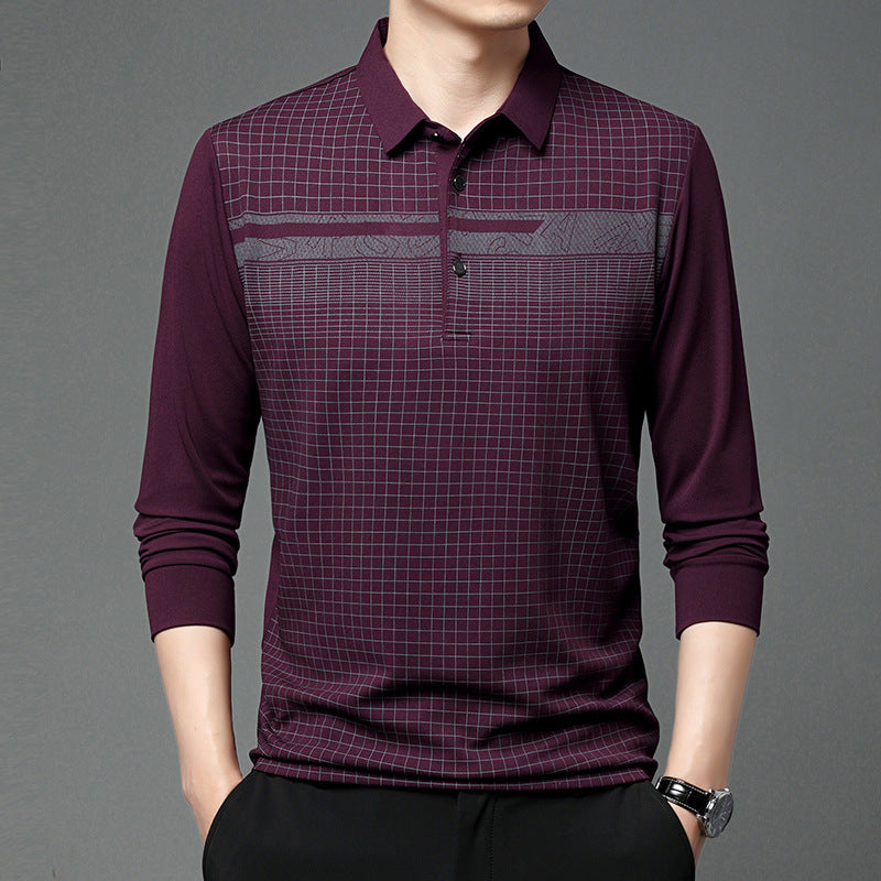 INSTOCK - Hunterson daddy autumn new middle-aged business polo