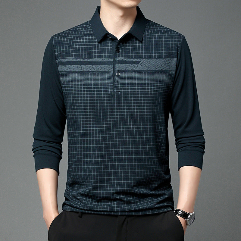 INSTOCK - Hunterson daddy autumn new middle-aged business polo