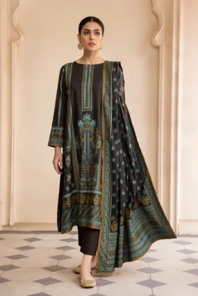 Ittehad Textiles Unstitched Printed Linen 3Pc Suit LF-VSL-006B