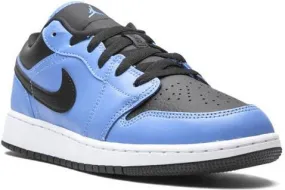 Jordan Kids Air Jordan 1 Low University Blue Black sneakers