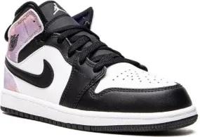 Jordan Kids Air Jordan 1 Mid SE Tie-Dye sneakers Black