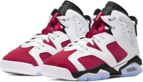 Jordan Kids Air Jordan 6 Retro Carmine sneakers White