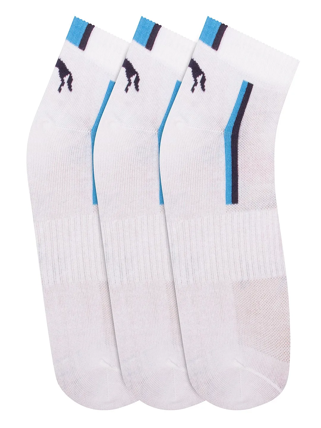 JUMP USA Pack Of 3 Ankle Length Socks For Mens