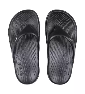 Junior's Single colour Flip Flops - Black & White