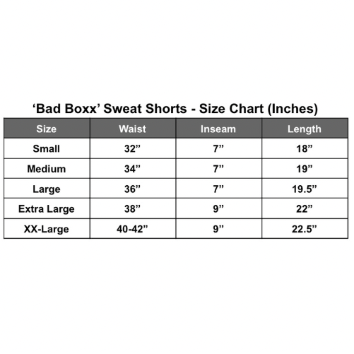 Khaki 'Bad Boxx' Sweat Shorts (Slim Fit)