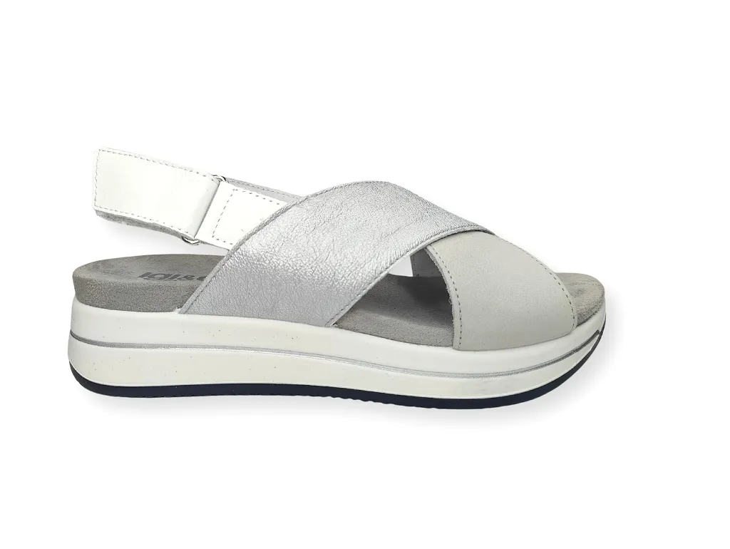 Ladies IGI & Co Sandals Silver/Grey/White 5677511