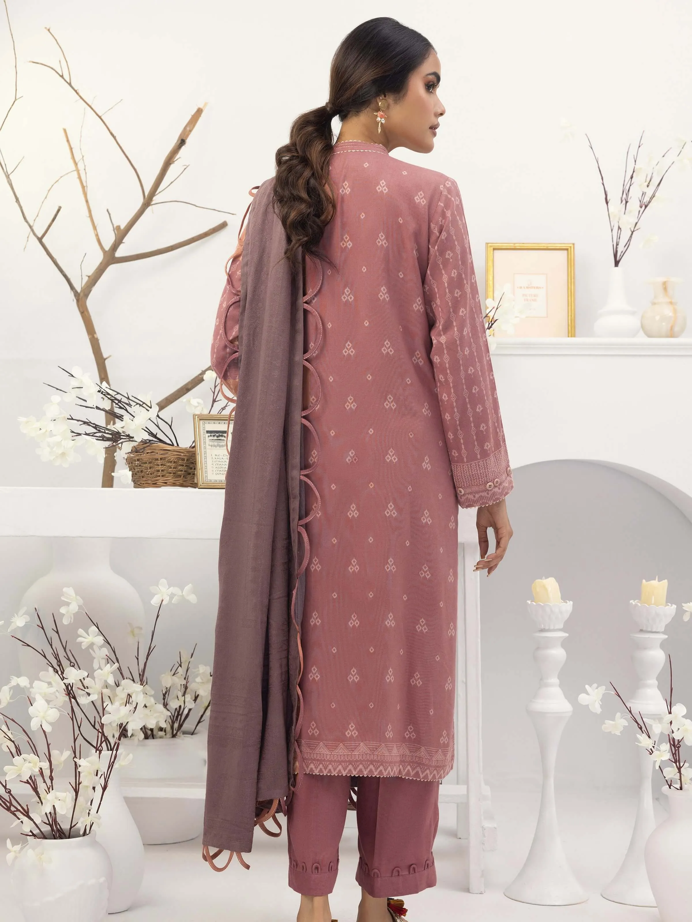 Lakhany by LSM Pashmina Printed Unstitched 3Pc Suit LG-ZH-0071-A