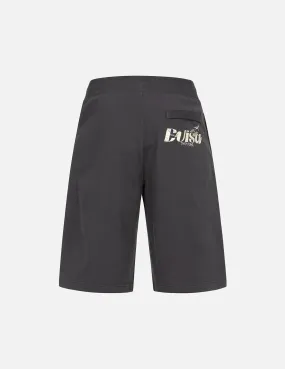 Logo Print Regular Fit Sweat Shorts