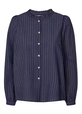 Lollys Laundry River Shirt - Dark Blue