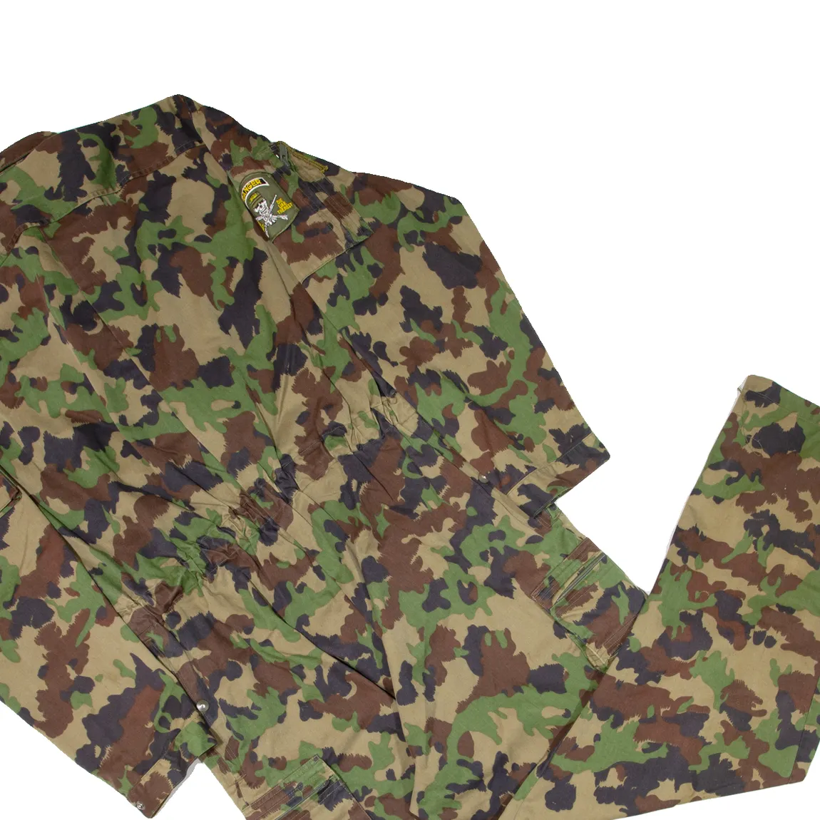 MACTEX Cargo Mens Boiler Suit Green Relaxed Camouflage L W38 L31