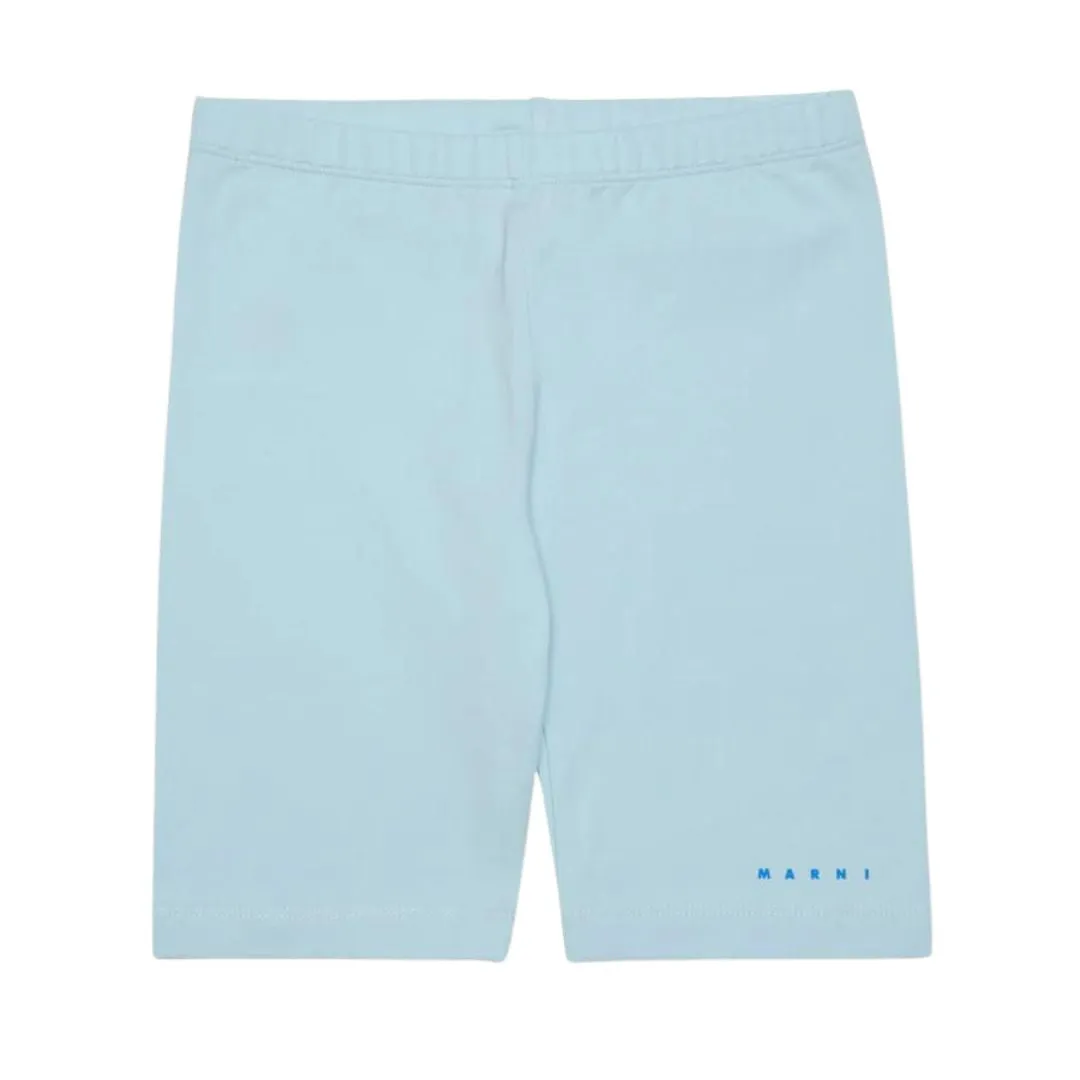 Marni Shorts Logo Blue