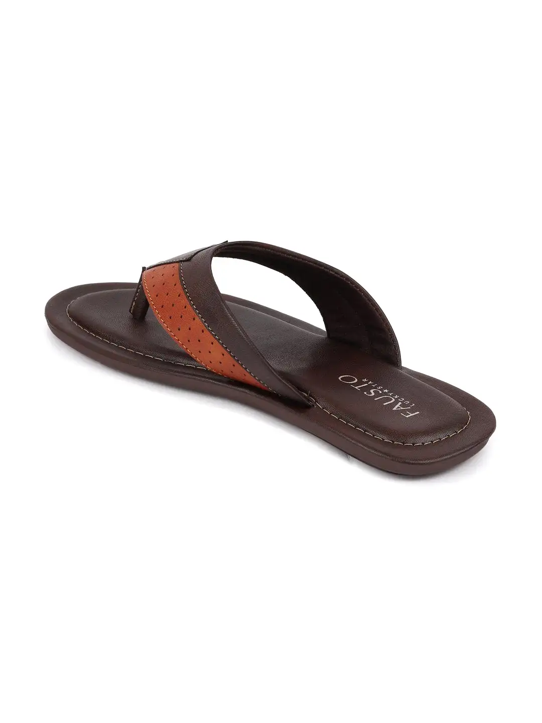 Men Brown Indoor & Outdoor Slippers