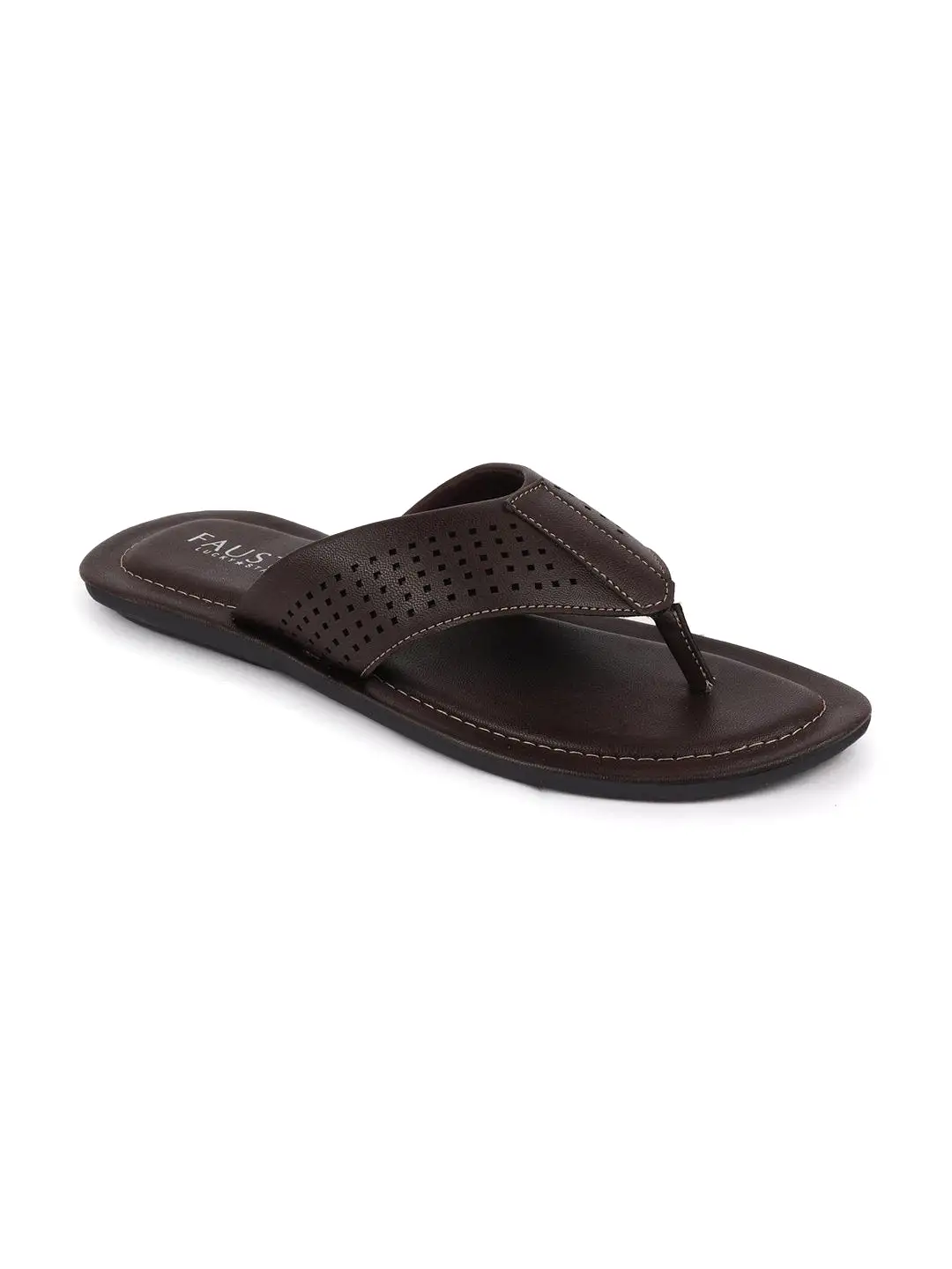 Men Brown Indoor & Outdoor Slippers