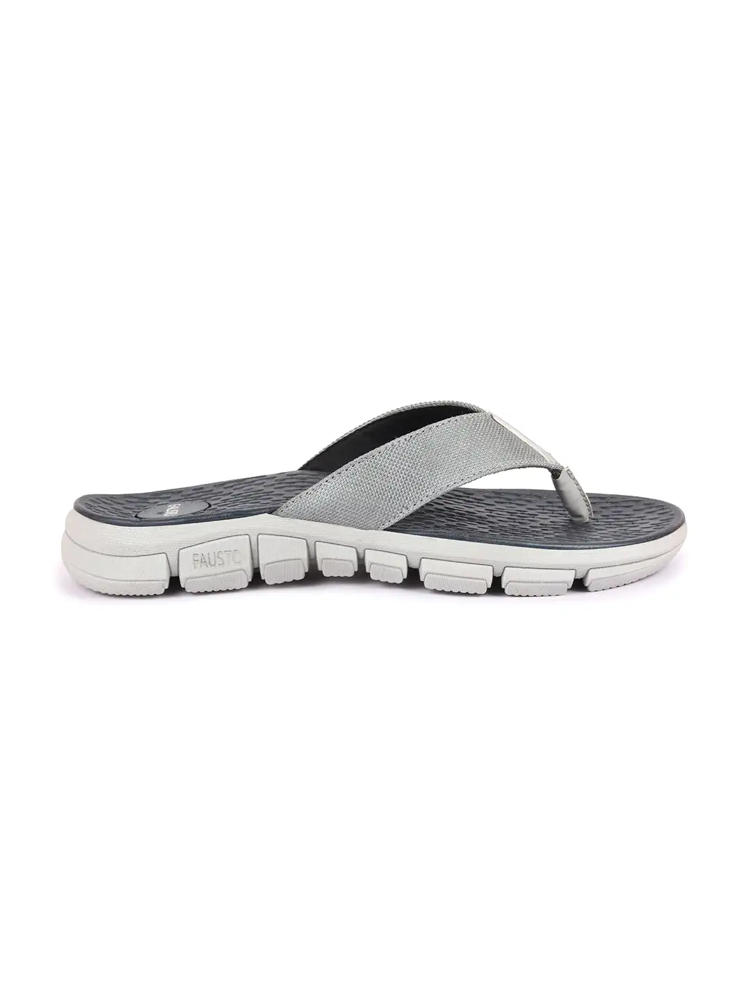 Men Grey Phylon Sole Flexible Ultrasoft Outdoor & House Slippers