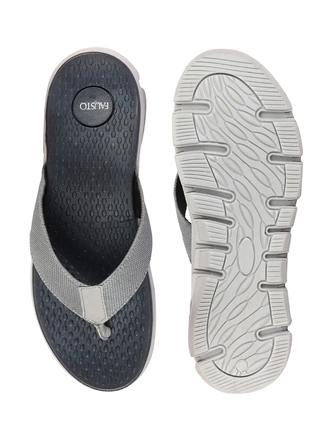 Men Grey Phylon Sole Flexible Ultrasoft Outdoor & House Slippers