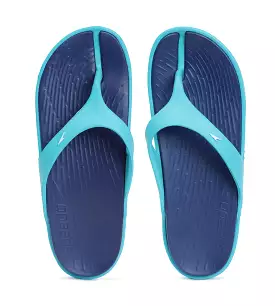 Men's Dual Colour Flip Flops -  Ammonite & Aquarium