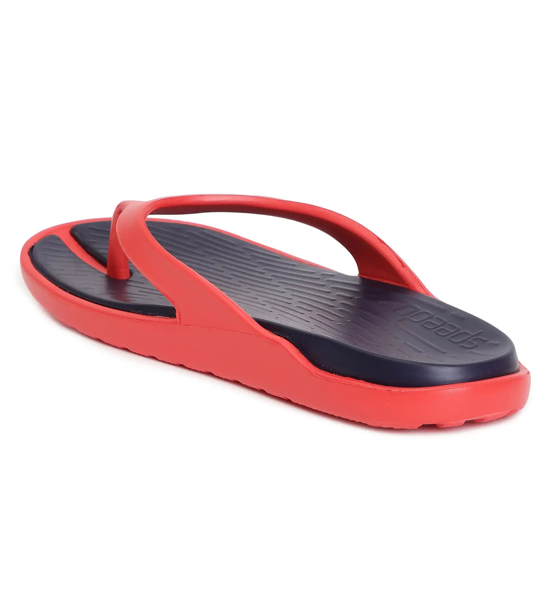 Men's Dual Colour Flip Flops -  True Navy & Fed Red