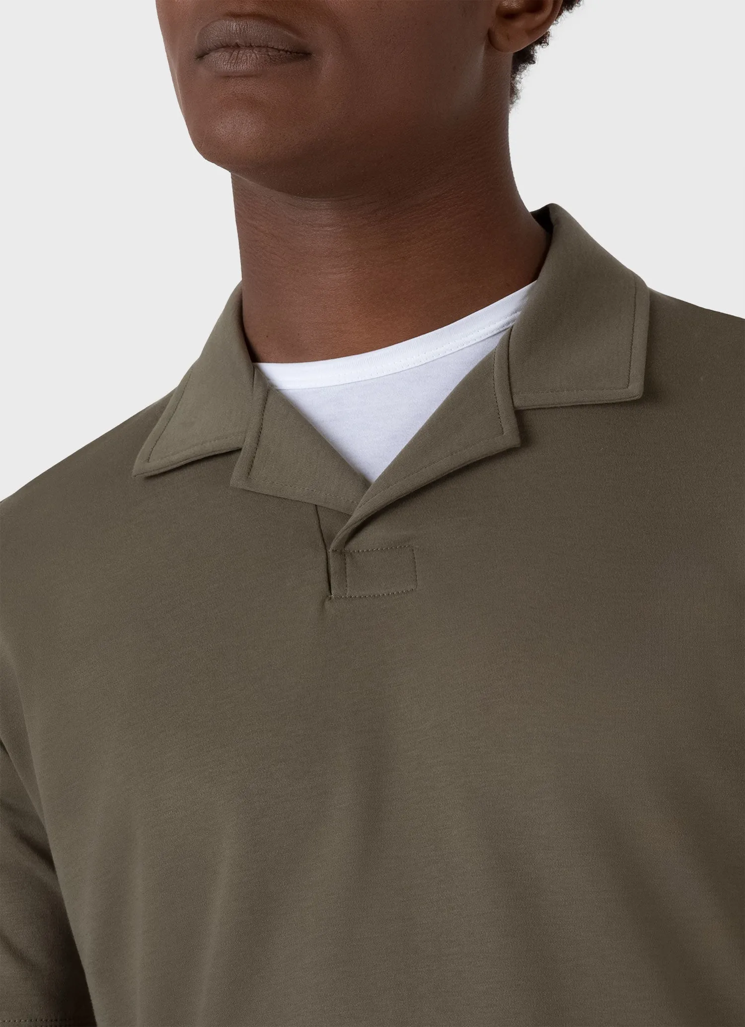 Men's Heavyweight Polo Shirt in Khaki