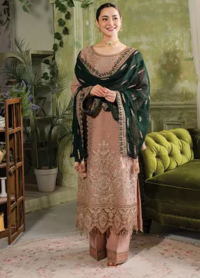 Naina By Premium Embroidered Chiffon 3 Piece Unstitched Suit IMP24N I-195 GUL