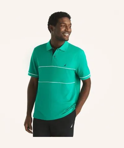 Nautica Mens Navtech Colorblock Classic Fit Polo