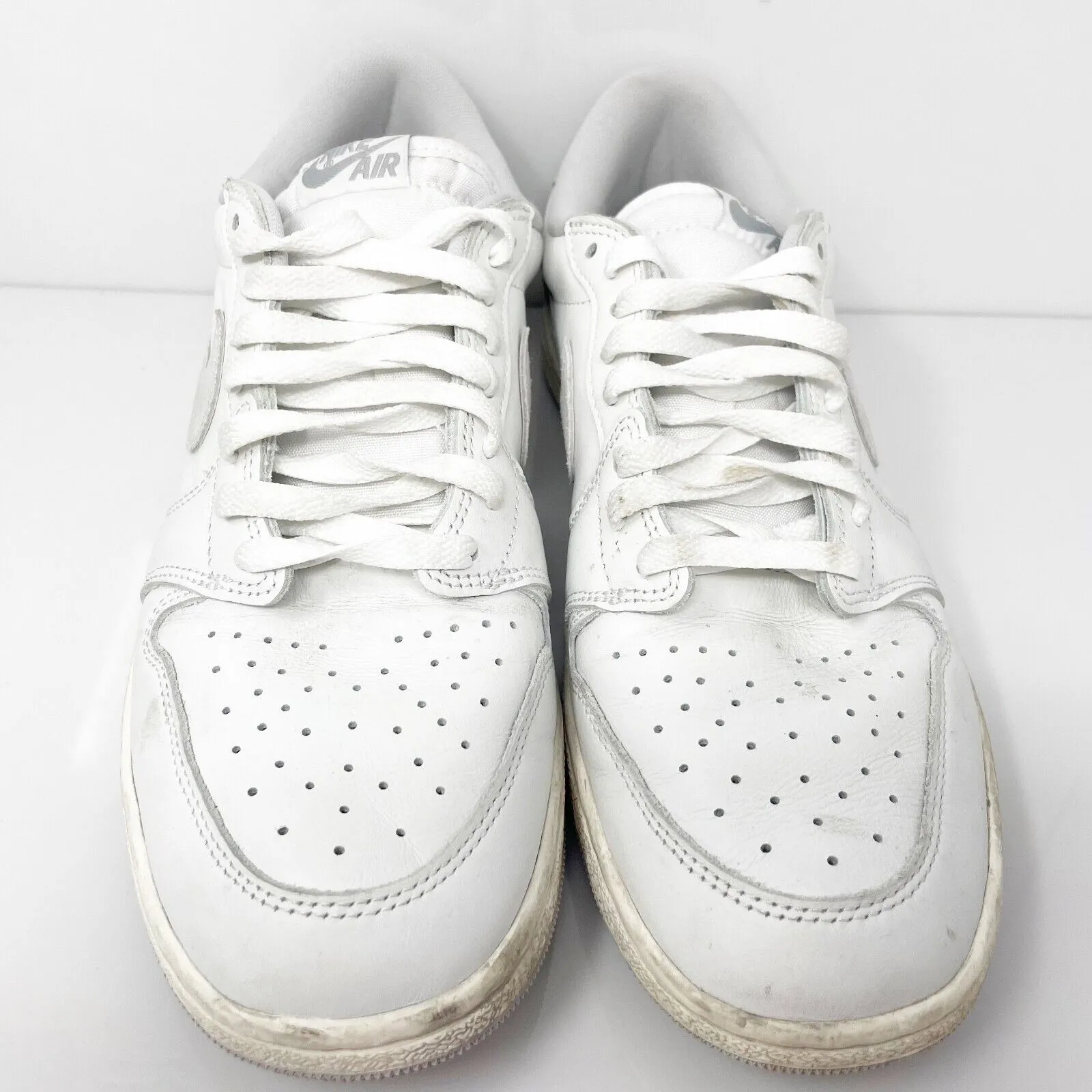 Nike Mens Air Jordan 1 Low 85 FB9933-100 White Running Shoes Sneakers Size 10.5