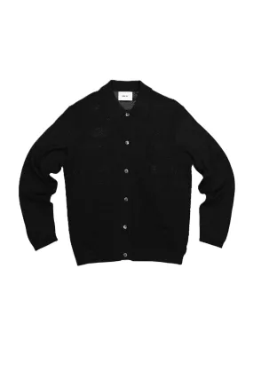 NN07 Thor LS Button Polo Black