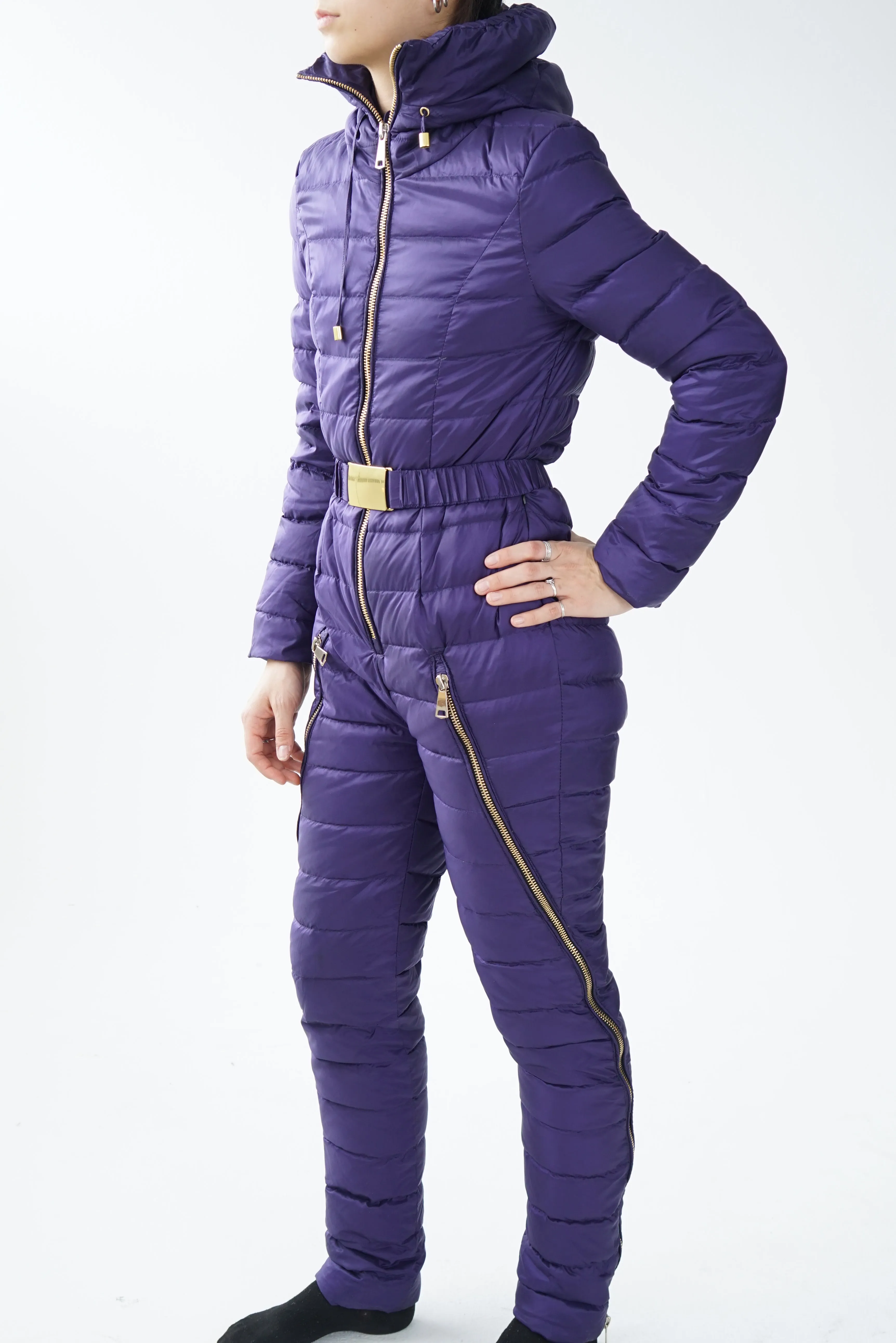 One piece Saenshing ski suit, snow suit en duvet pour femme taille 8-10