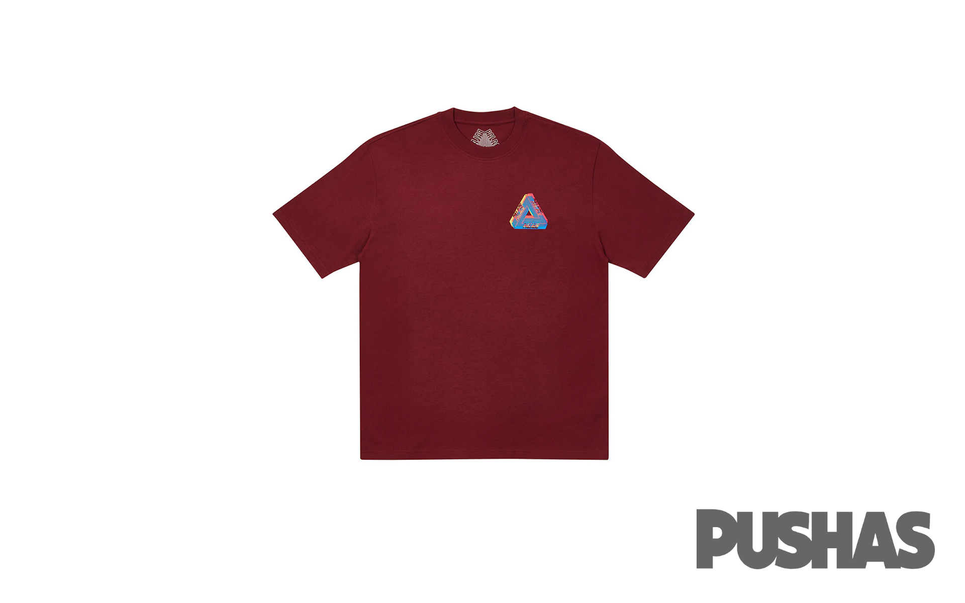 Palace Tri-Ferg Colour Blur T-shirt 'Burgundy' (2020)