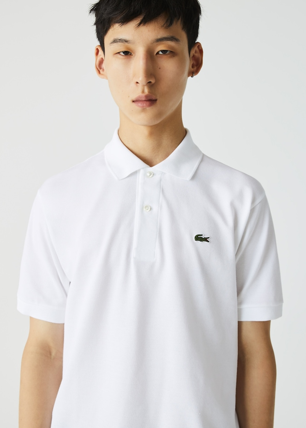 Polo Lacoste L12.12 blanc