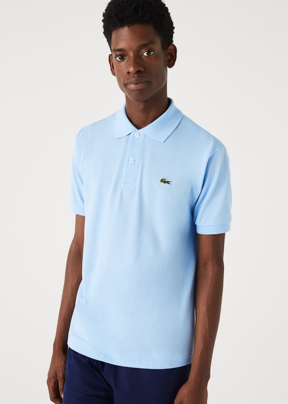 Polo Lacoste L12.12 bleu