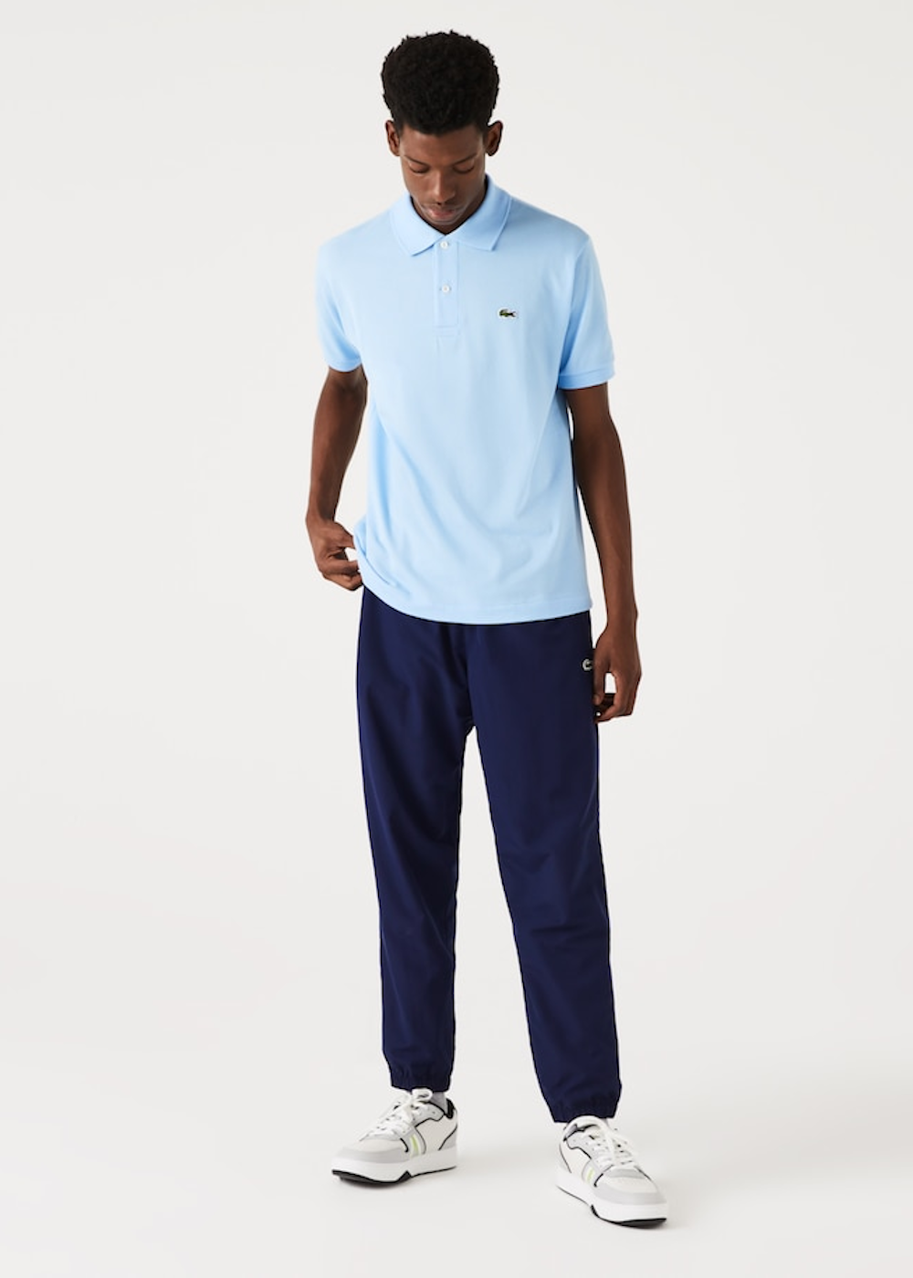 Polo Lacoste L12.12 bleu