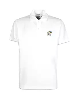 Polo Lacoste x Netflix Sex Education Bianco