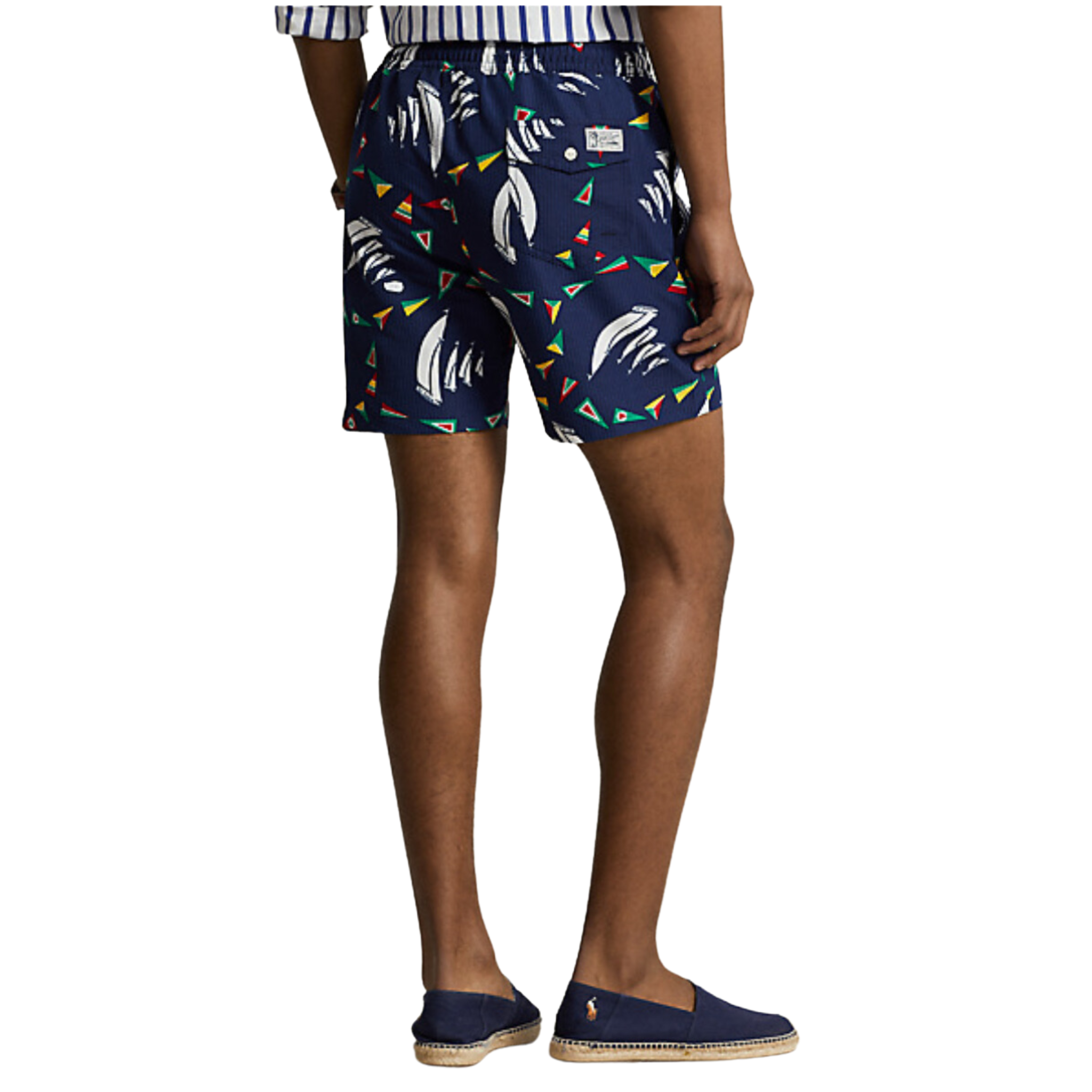 Polo Ralph Lauren 5.75-Inch Traveler Classic Swim Trunk (Windward Sail Navy)