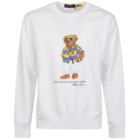 Polo Ralph Lauren Bear Crewneck (White)