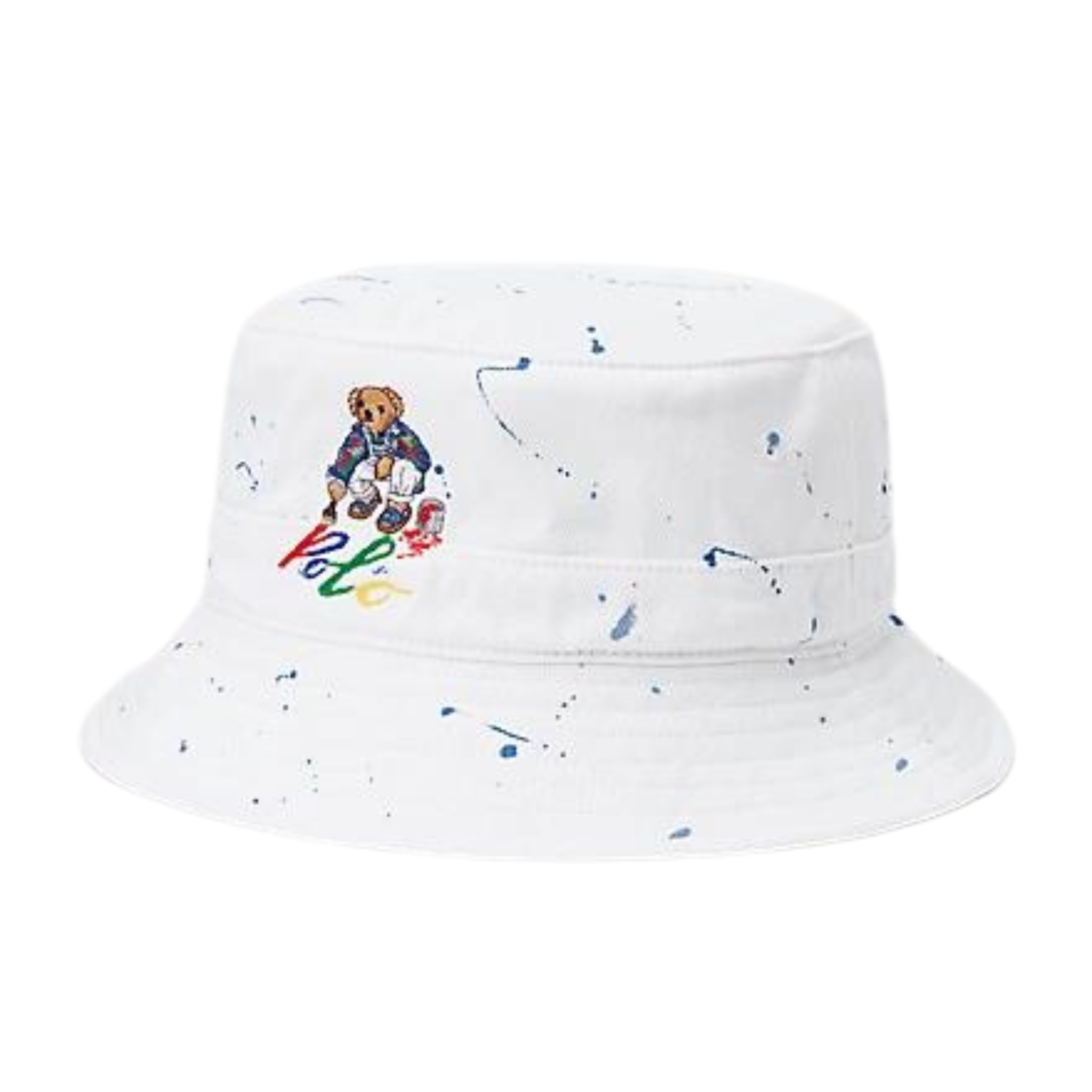 Polo Ralph Lauren Polo Bear Paint-Splatter Bucket Hat