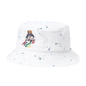 Polo Ralph Lauren Polo Bear Paint-Splatter Bucket Hat