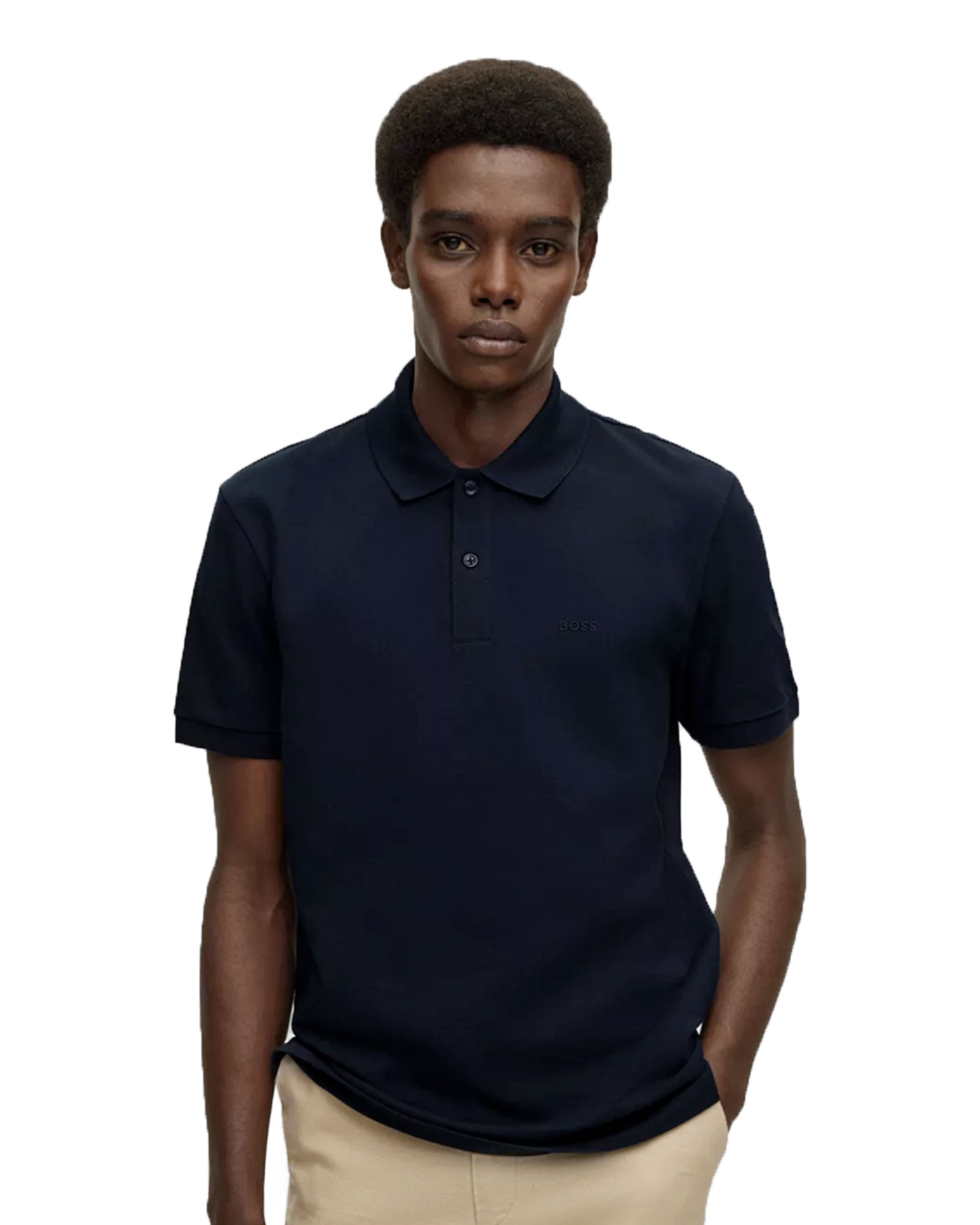 Polo Uomo Boss Pallas Blu