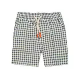 Recycled Cotton Gingham Kid Shorts