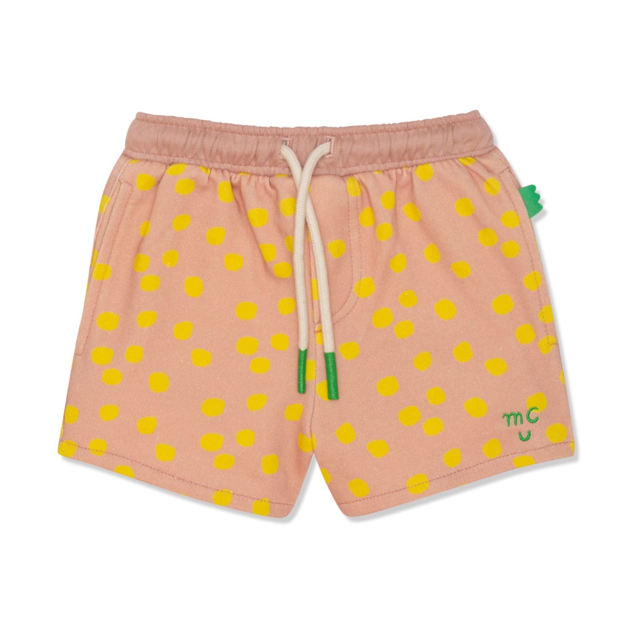 Recycled Cotton Watermelon Slices Cropped Girl Shorts