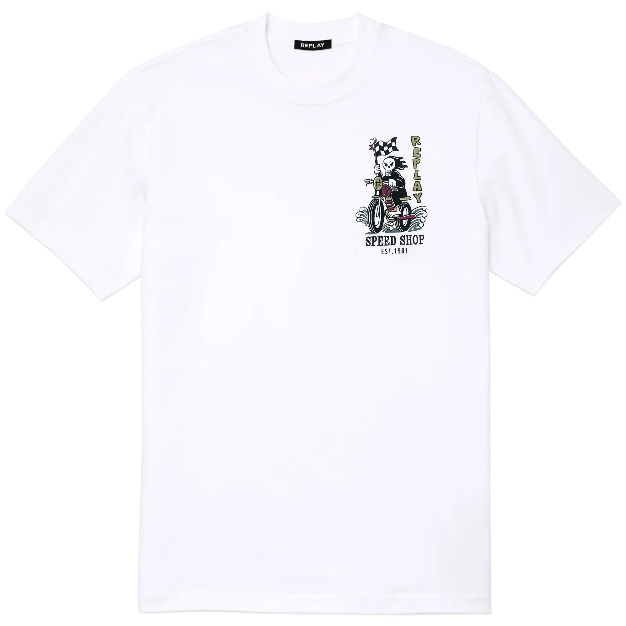 Replay Death Racer T-Shirt - White