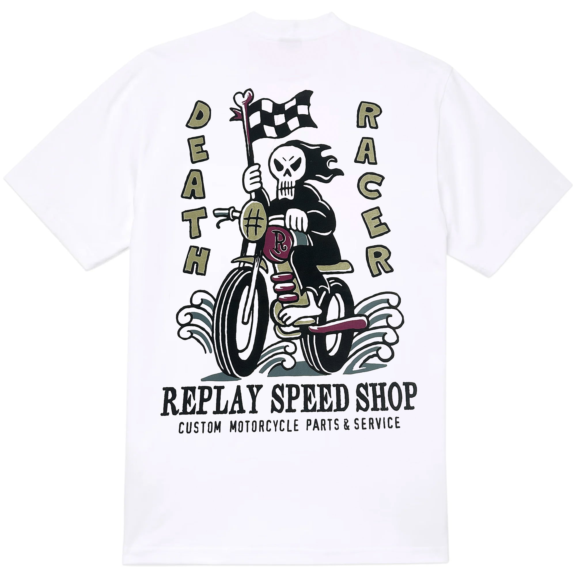 Replay Death Racer T-Shirt - White