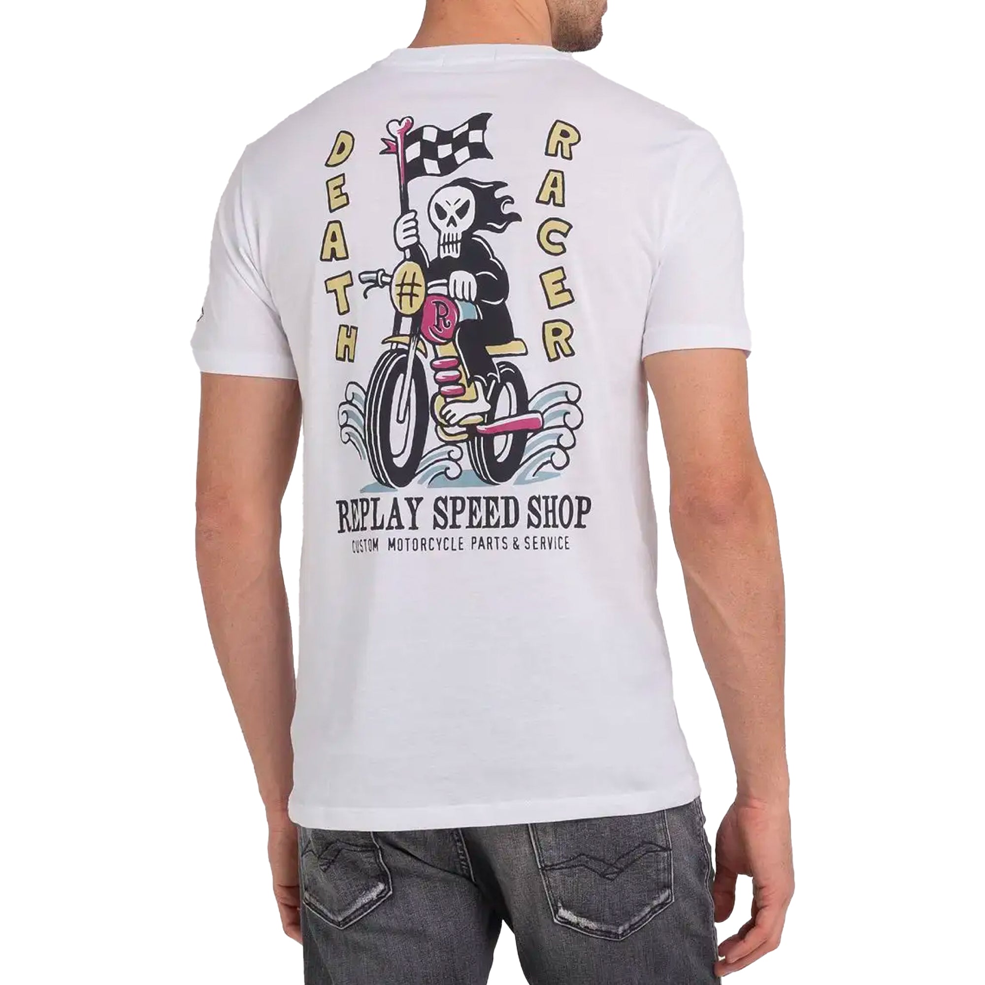 Replay Death Racer T-Shirt - White