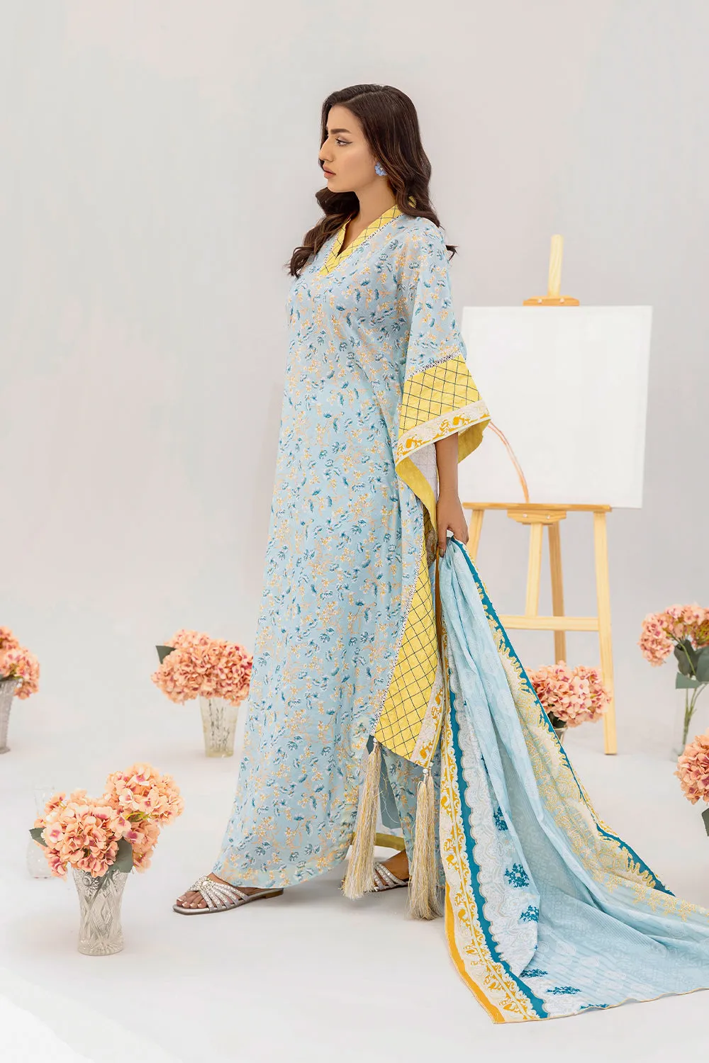 Safwa Praha Vol-06 Digital Printed Lawn Unstitched 3Pc Suit SPH-52