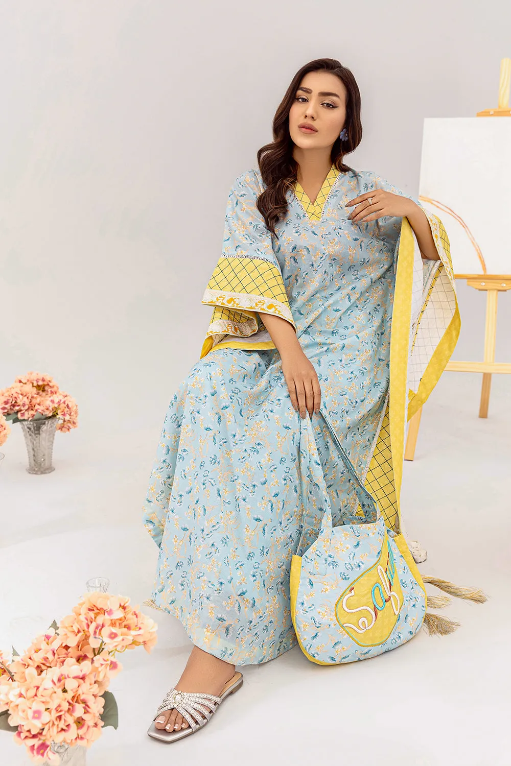 Safwa Praha Vol-06 Digital Printed Lawn Unstitched 3Pc Suit SPH-52