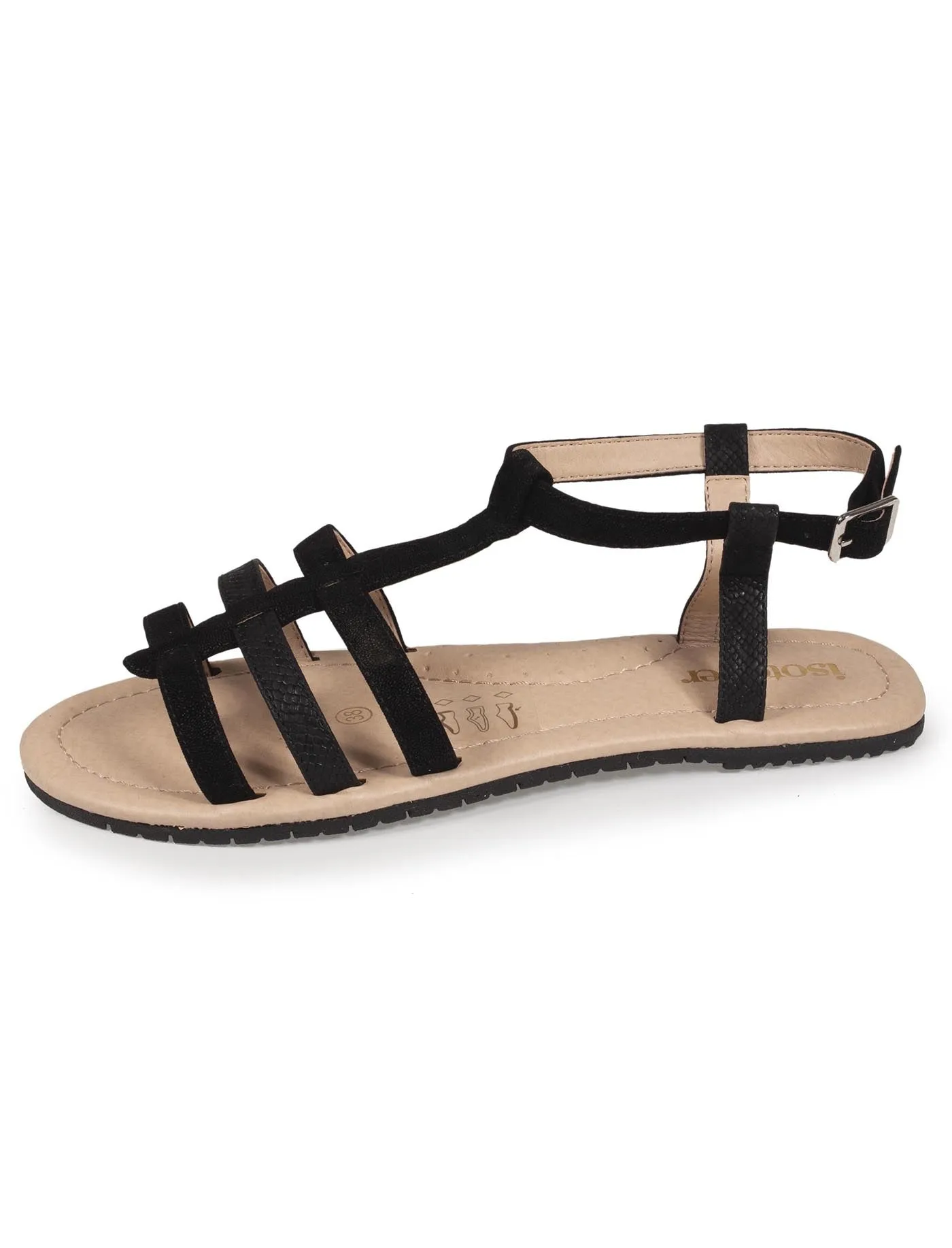 Sandales Femme bride Noir