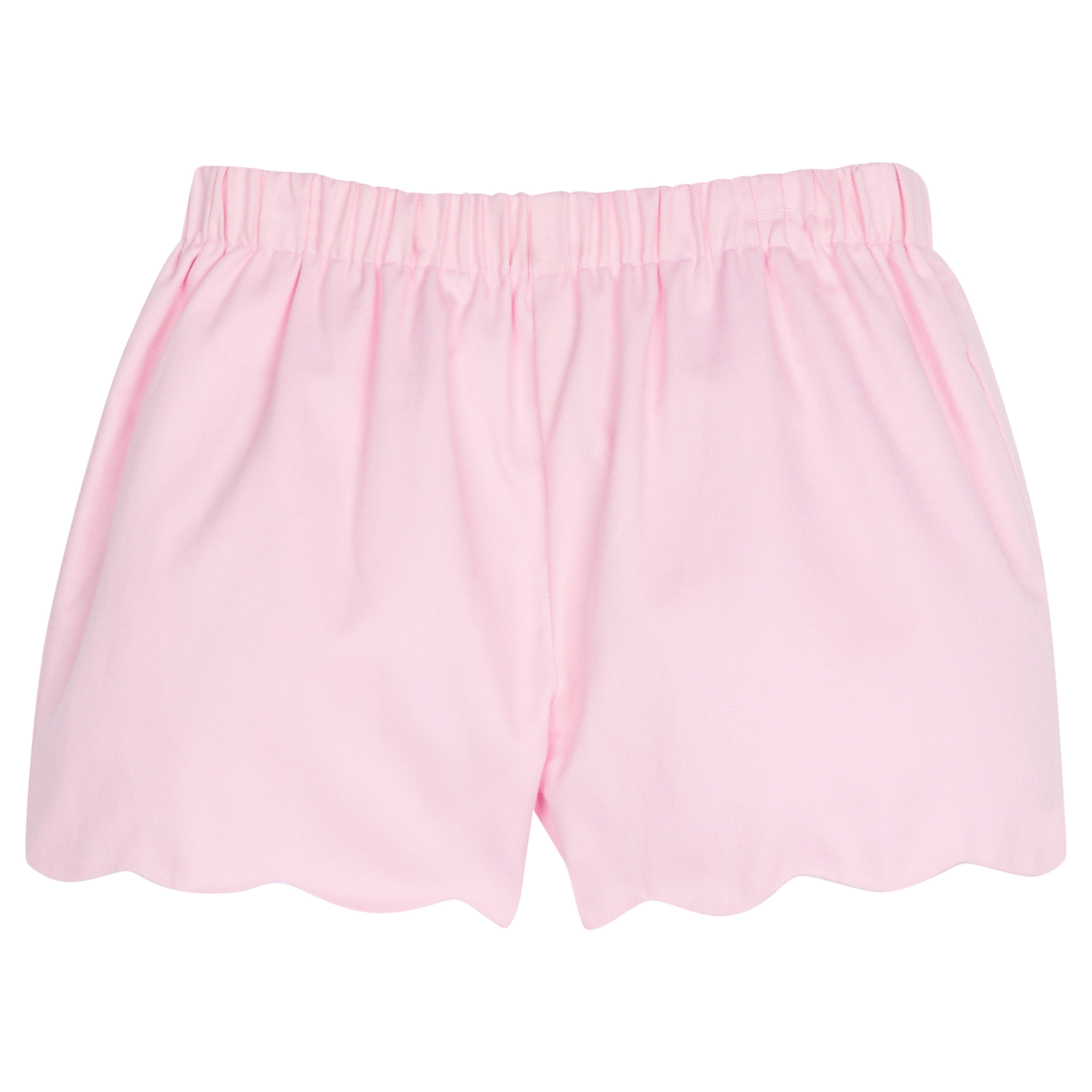 Scallop Short - Light Pink Twill