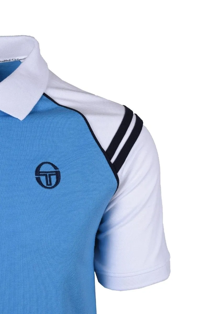 Sergio Tacchini Cortona Polo Shirt Strong Blue/White