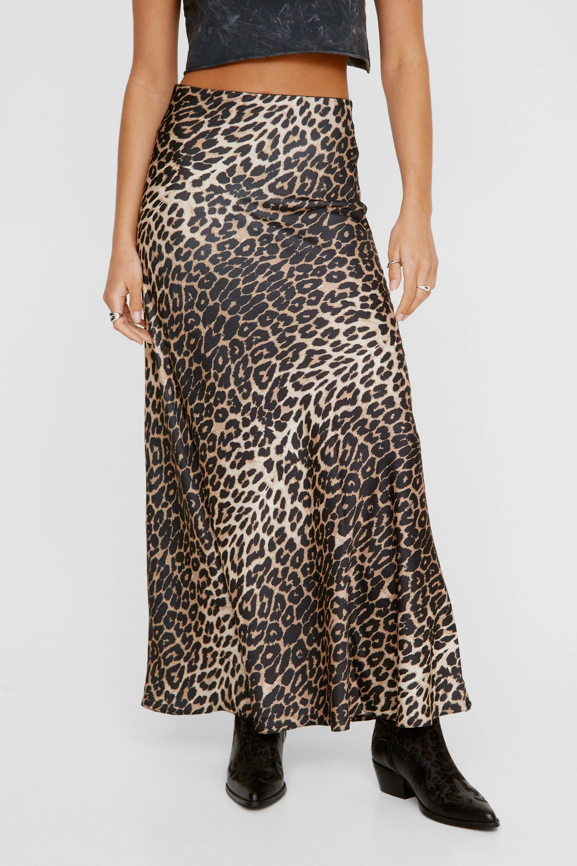 Skirts | Leopard Print Maxi Skirt | NastyGal