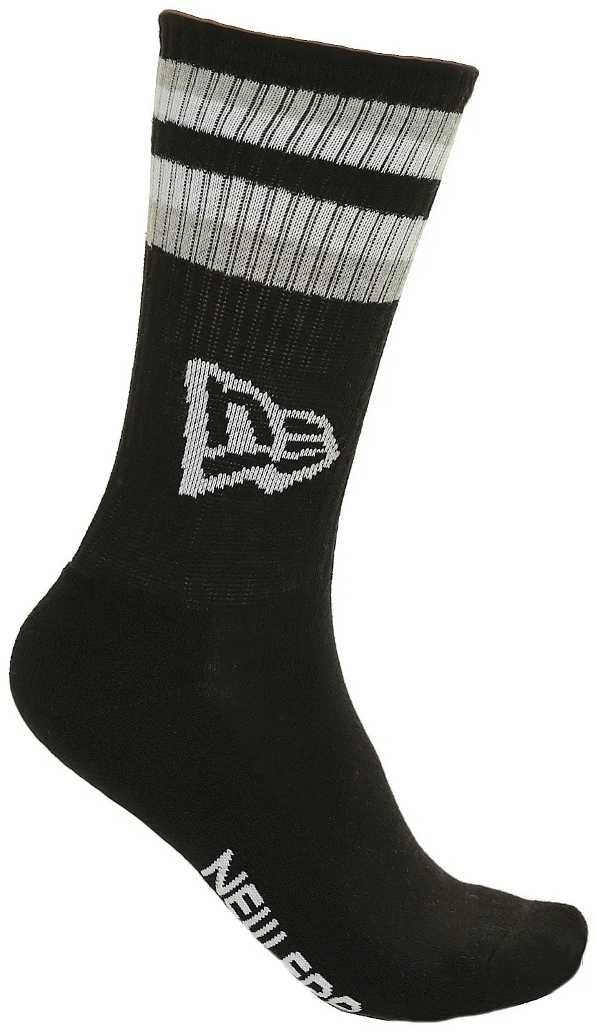 socks New Era Retro Stripe Crew 3 Pack - Black/White/Gray