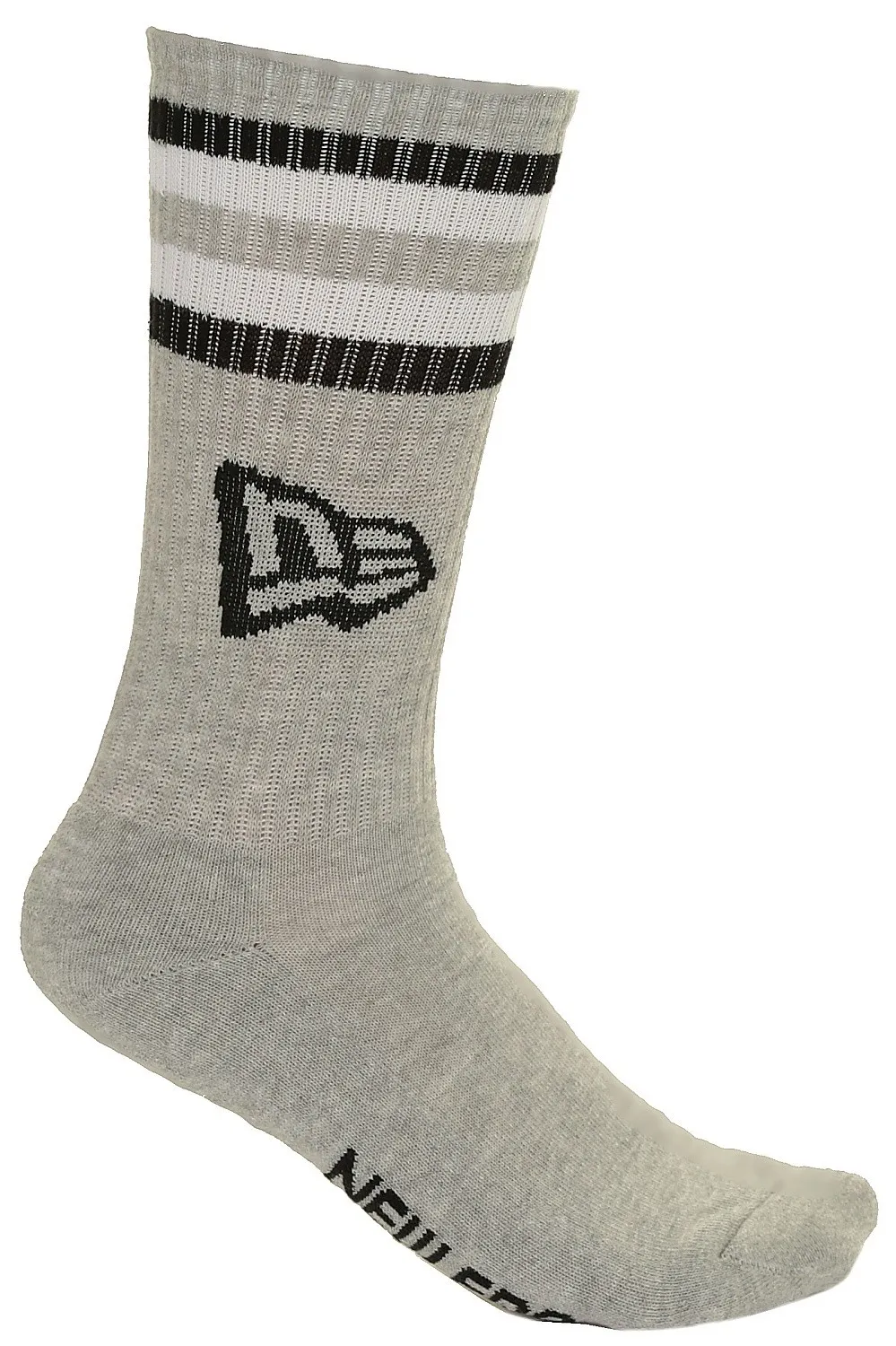 socks New Era Retro Stripe Crew 3 Pack - Black/White/Gray